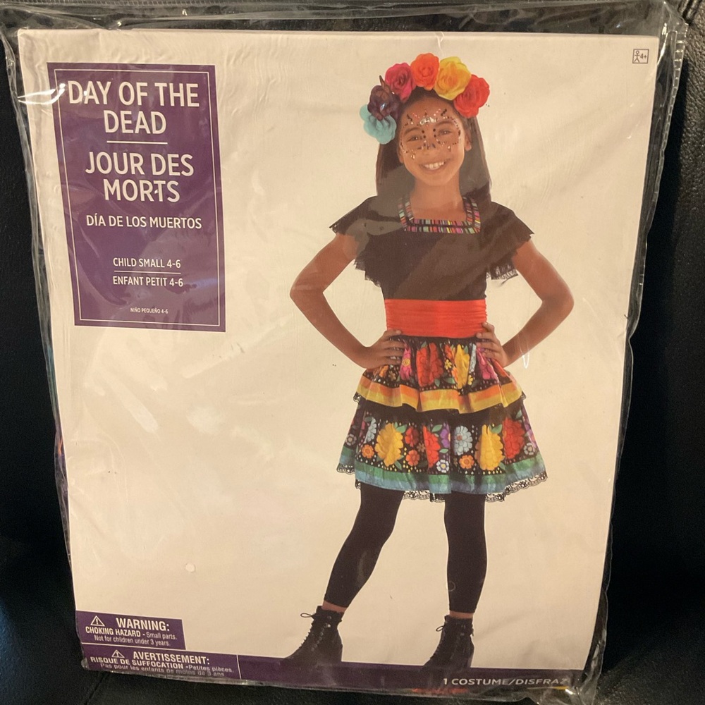New Colorful Day of the Dead Costume (S 4-6)
